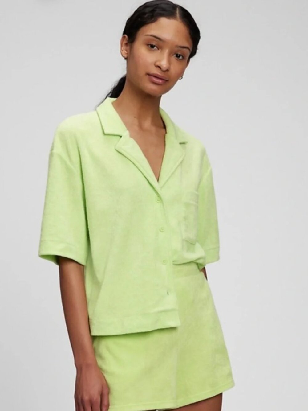 GAP | Terry Towel Vacay Shirt | Size XL